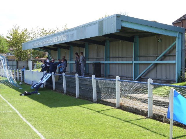 Covered Terrace Behind the Goal